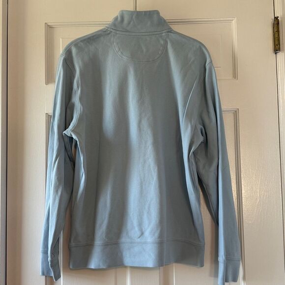 VINEYARD VINES LIGHT BLUE QUARTER ZIP MEN'S SIZE SMALL COTTON PREPPY OFFICE - Picture 4 of 6